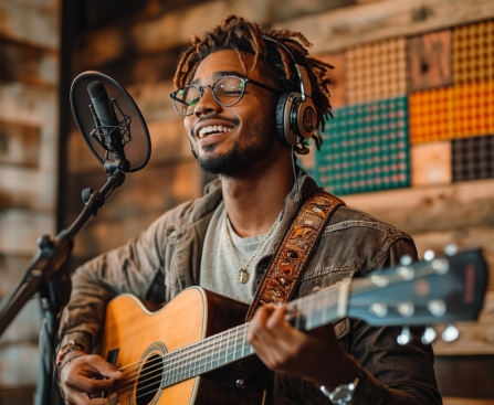 Crowdfunding campaign setup for an album release