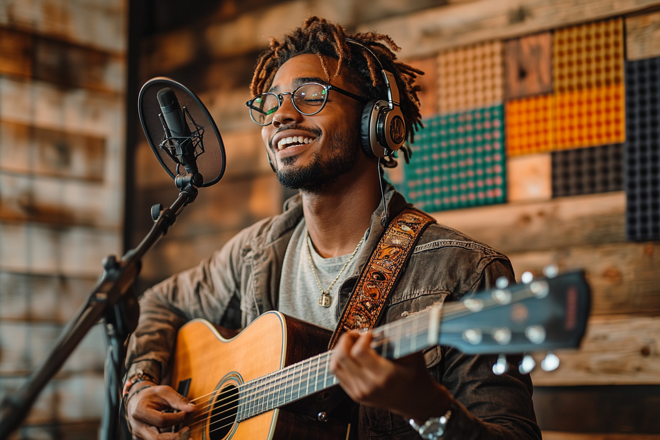 Crowdfunding campaign setup for an album release